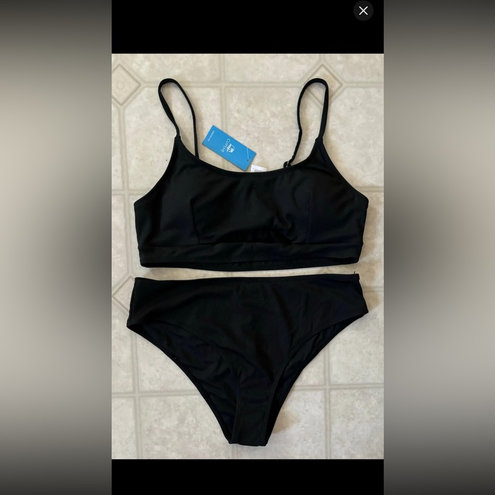Cupshe large 2 piece bathing suit